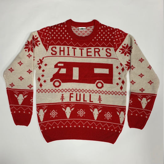 Christmas Vacation Shitter's Full Ugly Christmas Sweater Multi Color SO0531