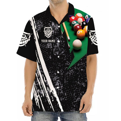 Personalized Billiards Team Hawaiian Shirt, Gifts For Bachelor Party, Best Gifts for Men, Pool Player Hawaii Shirt, Gift For Billiard Lovers HO0296