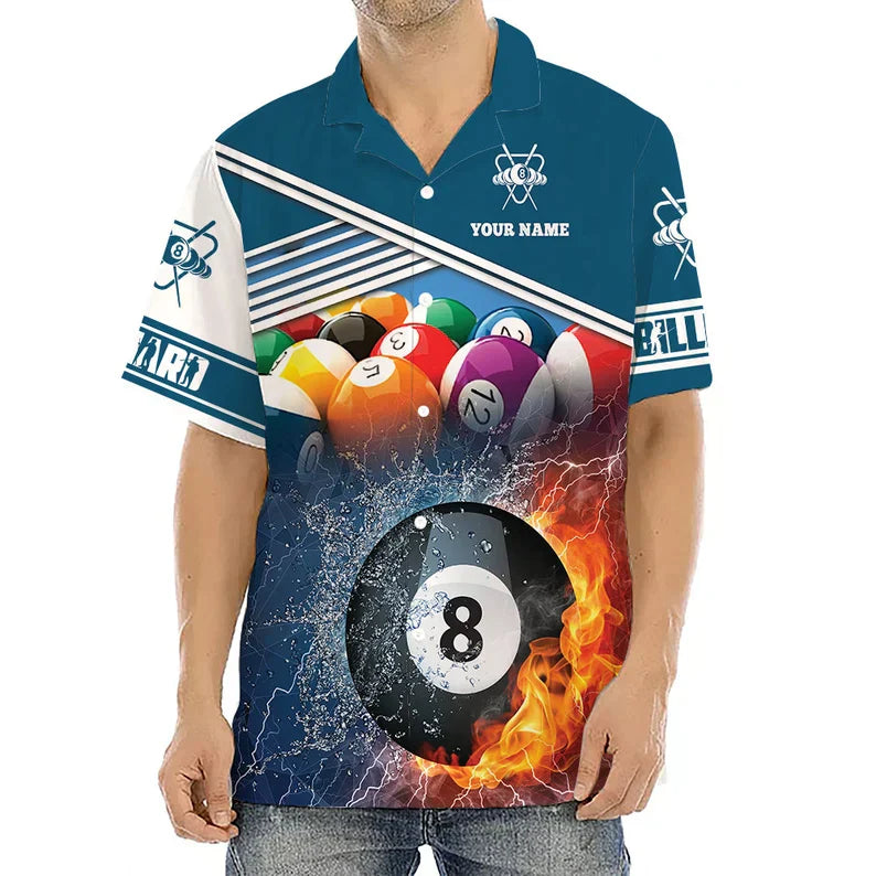 Tendpins Personalized Billard Lovers Billiard Club Hawaiian Shirt BIA0716