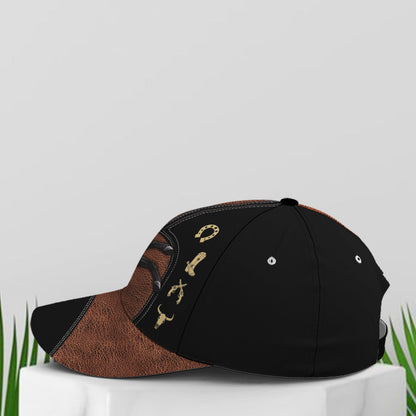 Baseball Cap For Cowboys Classic Leather Tendpins CO0162