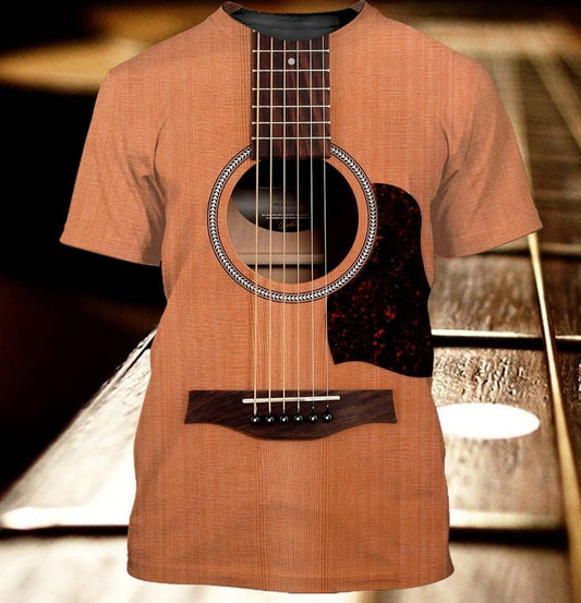 Guitar 3D T Shirt, Classic Guitar Shirt Men, Women Guitarist Shirt TO0818