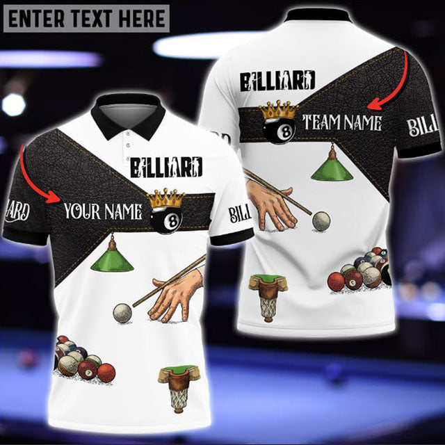 Tendpins Billiards Star Personalized Name 3D Shirt BIA0758