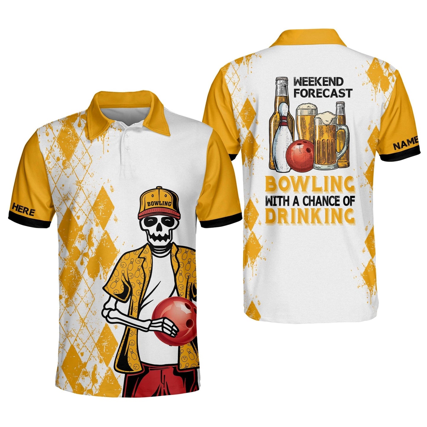 Weekend Forecast Bowling Shirts Retro BM0021