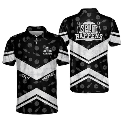 Custom Split Happens Bowling Shirts BM0058