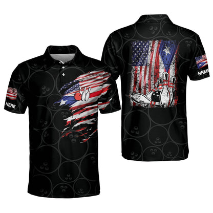 Custom Crazy American Bowling Shirts BM0081