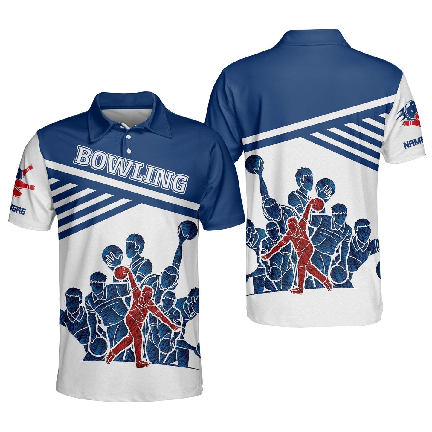 Custom Bowling Polo For Men And Women BM0089