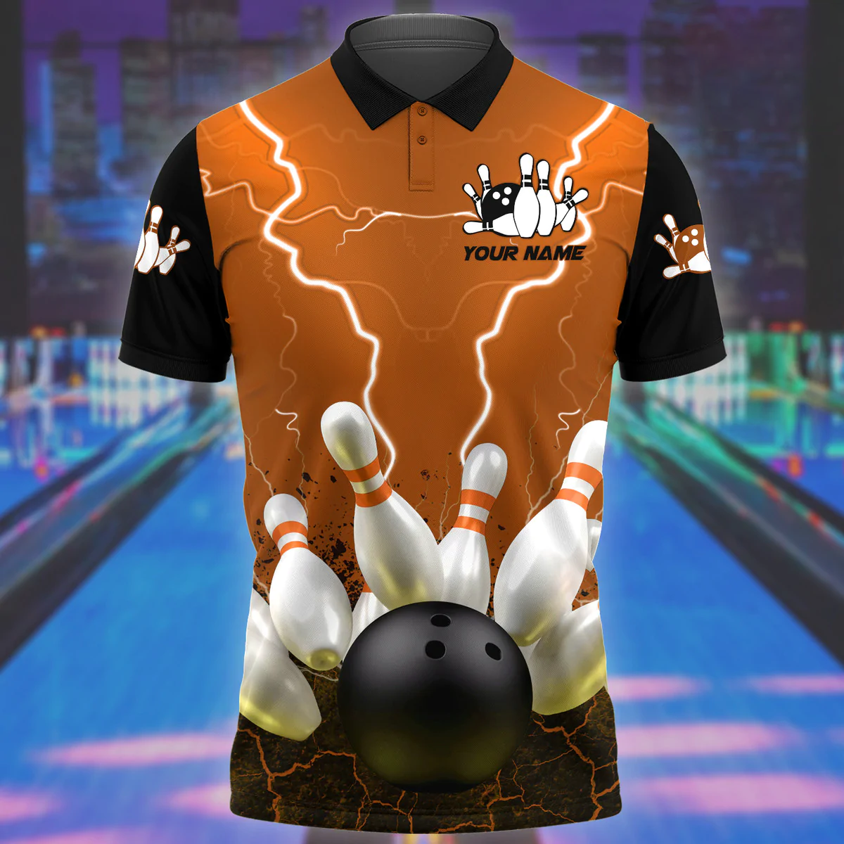 Custom Bowling Polo Shirts Unisex BO0278