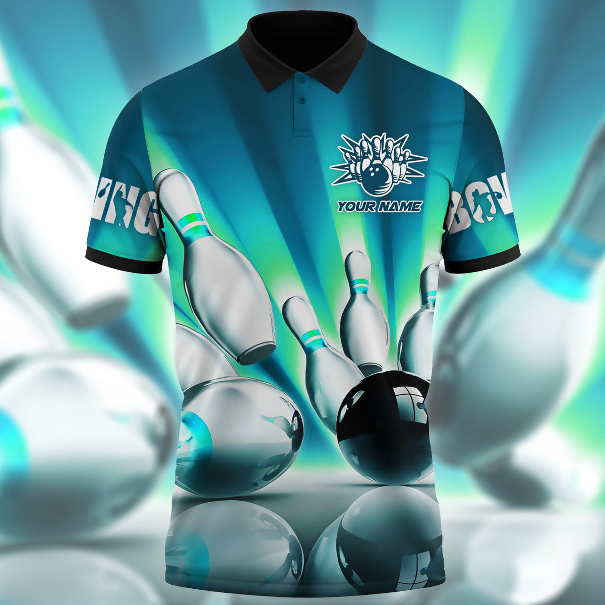 Custom Bowling Polo Shirts Unisex BO0277