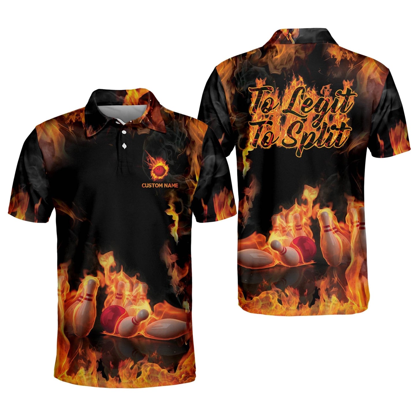 To Legit To Split Bowling Shirts BM0092