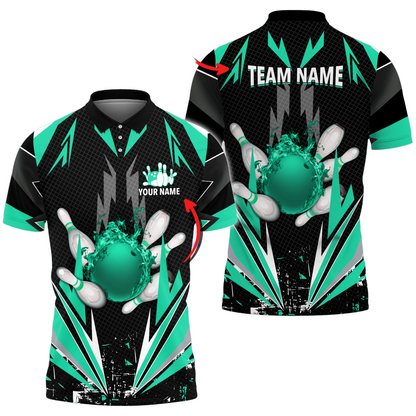 Custom Bowling Polo Shirts For Team BO0347