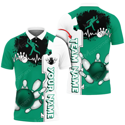 Custom Bowling Polo Shirts For Team BO0351