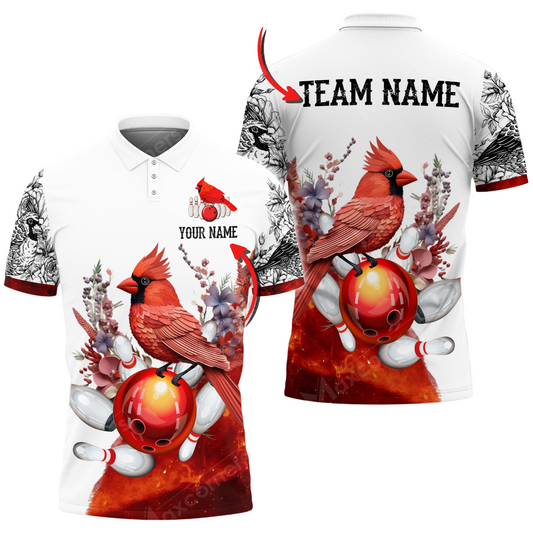 Custom Bowling Polo Shirts For Team BO0361