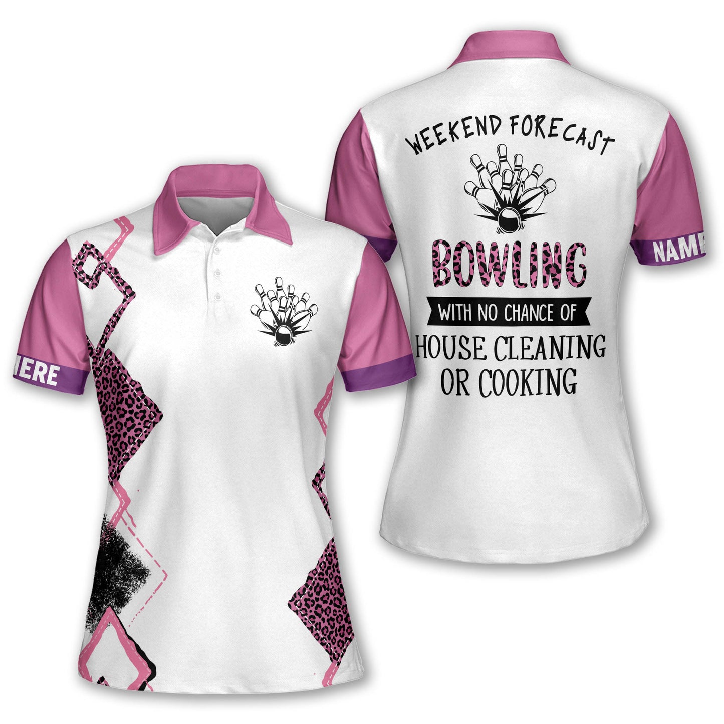 Women's Bowling With No Chance Shirt BW0027