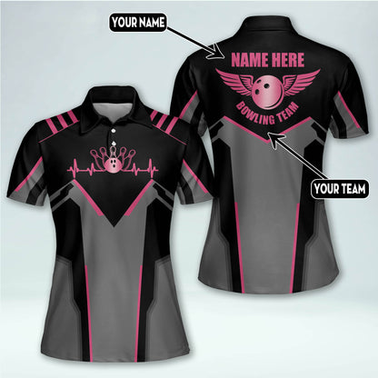 Custom Bowling Team Shirts For Women BW0075