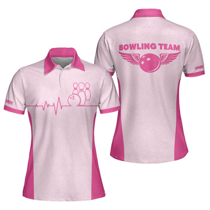 Heartbeat Pulse Bowling Shirts Women BW0036