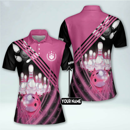 Custom Bowling Polo Shirts For Women BW0091