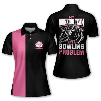 Has A Problem Bowling Shirts Women BW0113