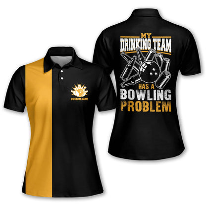 Has A Bowling Problem Shirts Women BW0112