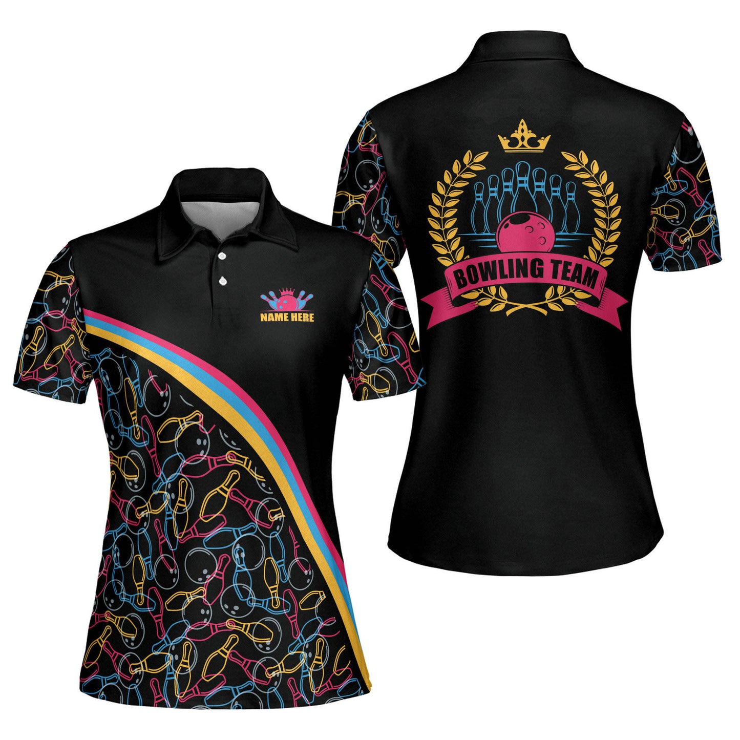 Custom Womens Bowling Shirts For Team BW0031