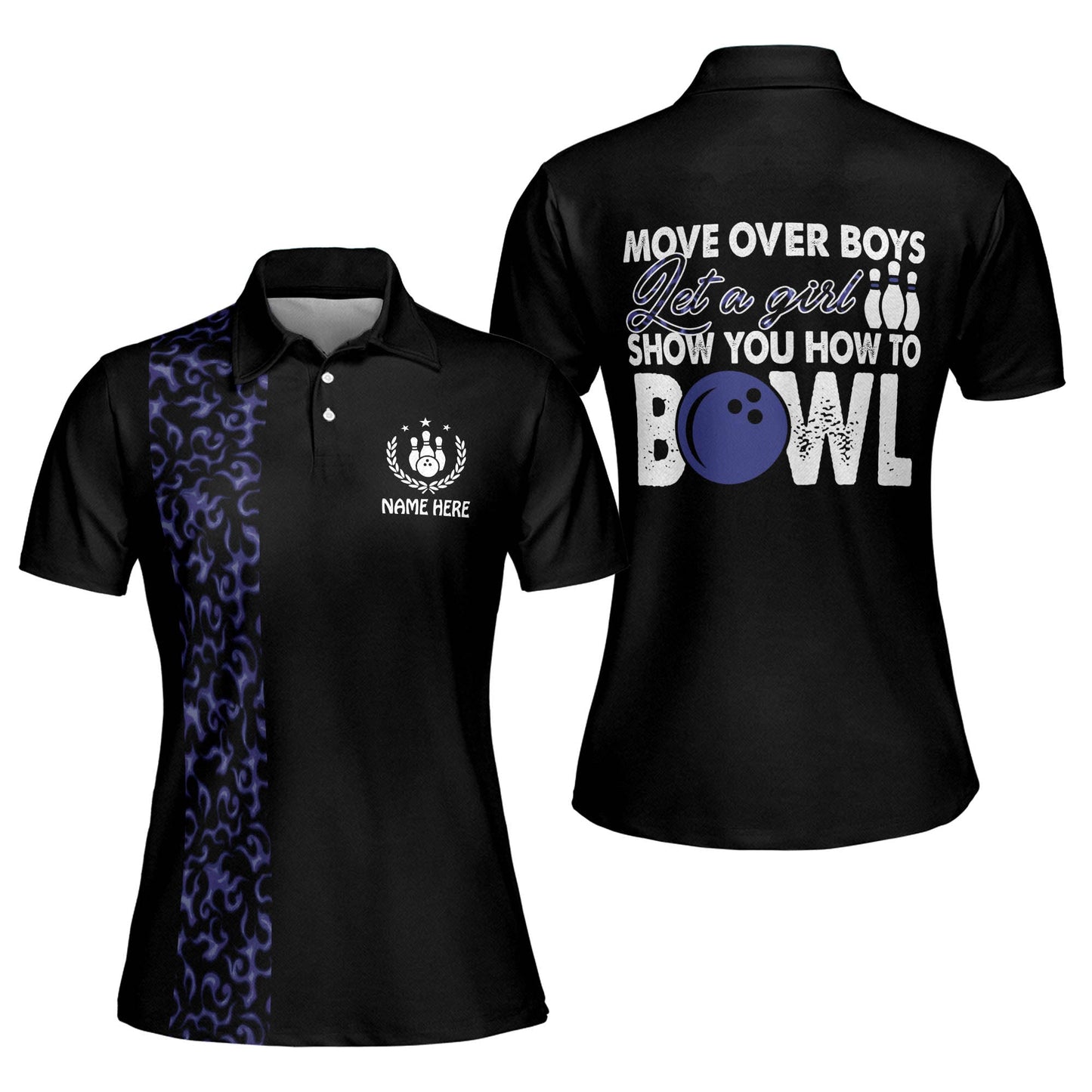 Custom Retro Womens Bowling Shirts BW0066