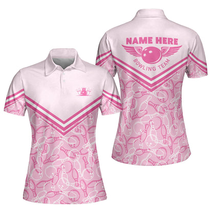 3D Pin Bowling Shirt Pattern Women BW0062