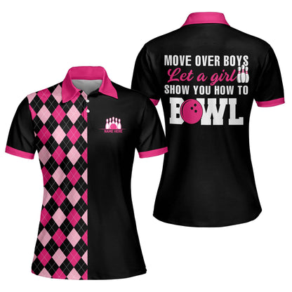 How To Bowl Womens Bowling Shirts BW0067