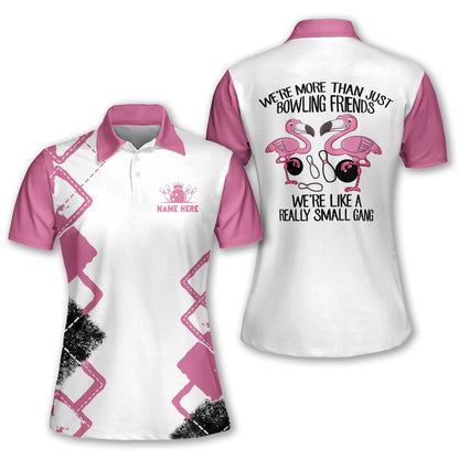 Womens Funny Bowling Flamingo Shirts BW0095