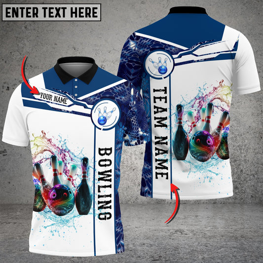 Custom Bowling Polo Shirts For Team BO0378