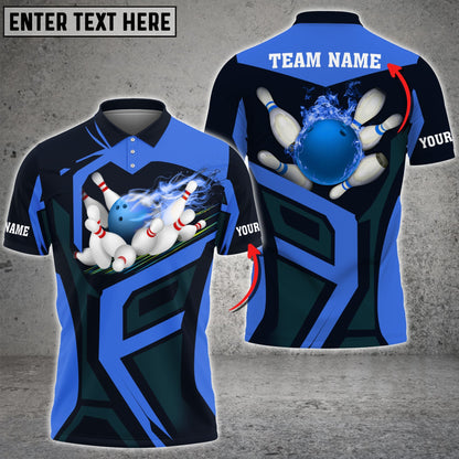 Custom Bowling Polo Shirts For Team BO0345