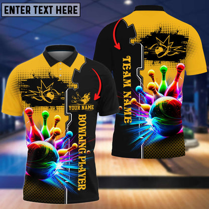 Custom Bowling Polo Shirts For Team BO0377