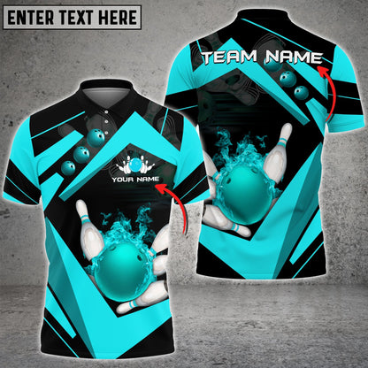 Custom Bowling Polo Shirts For Team BO0375