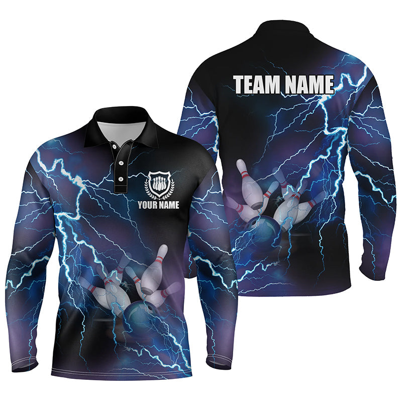 Custom Bowling Polo Long Shirts For Team BO0215