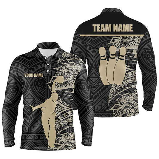 Custom Bowling Polo Long Shirts For Team BO0222