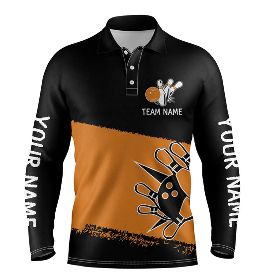 Custom Bowling Polo Long Shirts For Team BO0213