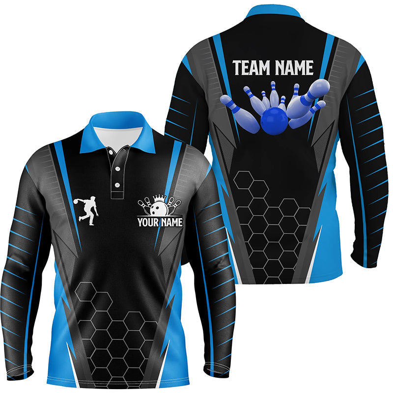 Custom Bowling Polo Long Shirts For Team BO0216