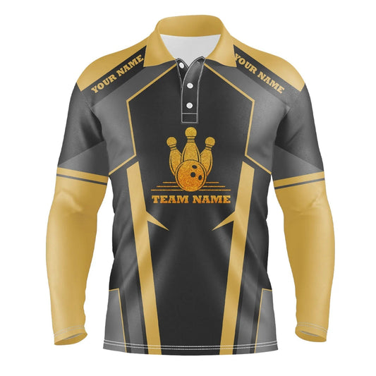 Custom Bowling Polo Long Shirts For Team BO0212