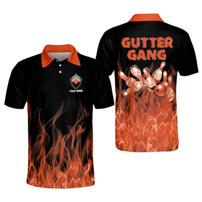 Custom Funny Fire Bowling Shirt Unisex BM0237