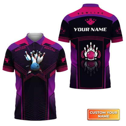 Custom Bowling Polo Shirts Men Women BO0123