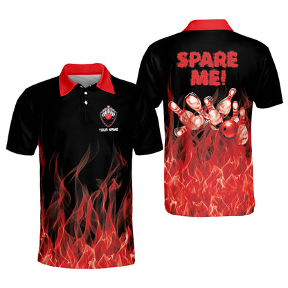 Custom Fire Bowling Shirt Men Womens BM0220