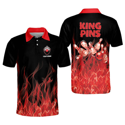 Custom Fire Bowling Shirt Men Womens BM0220