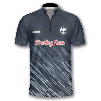 Custom Skull Bowling Jersey For Team BO0163