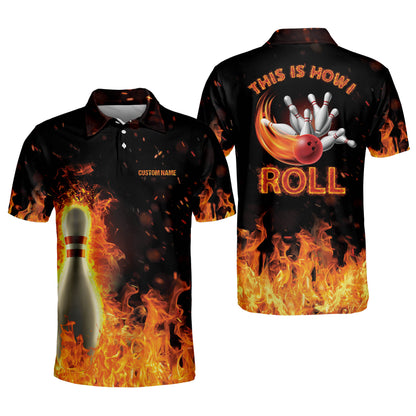 Custom This Is How I Roll Bowling Polo BM0239