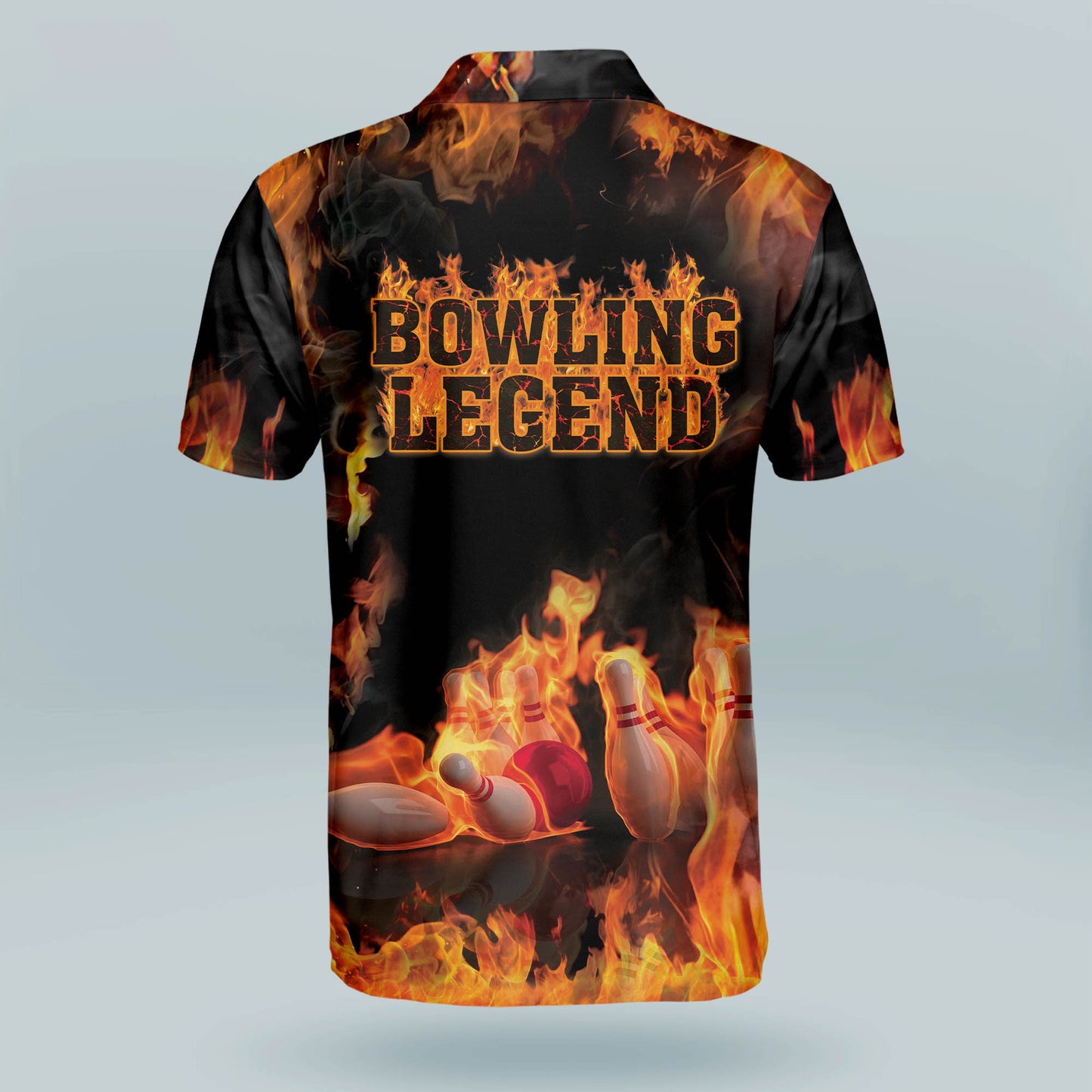 Custom Bowling Legend Polo Shirts BM0245