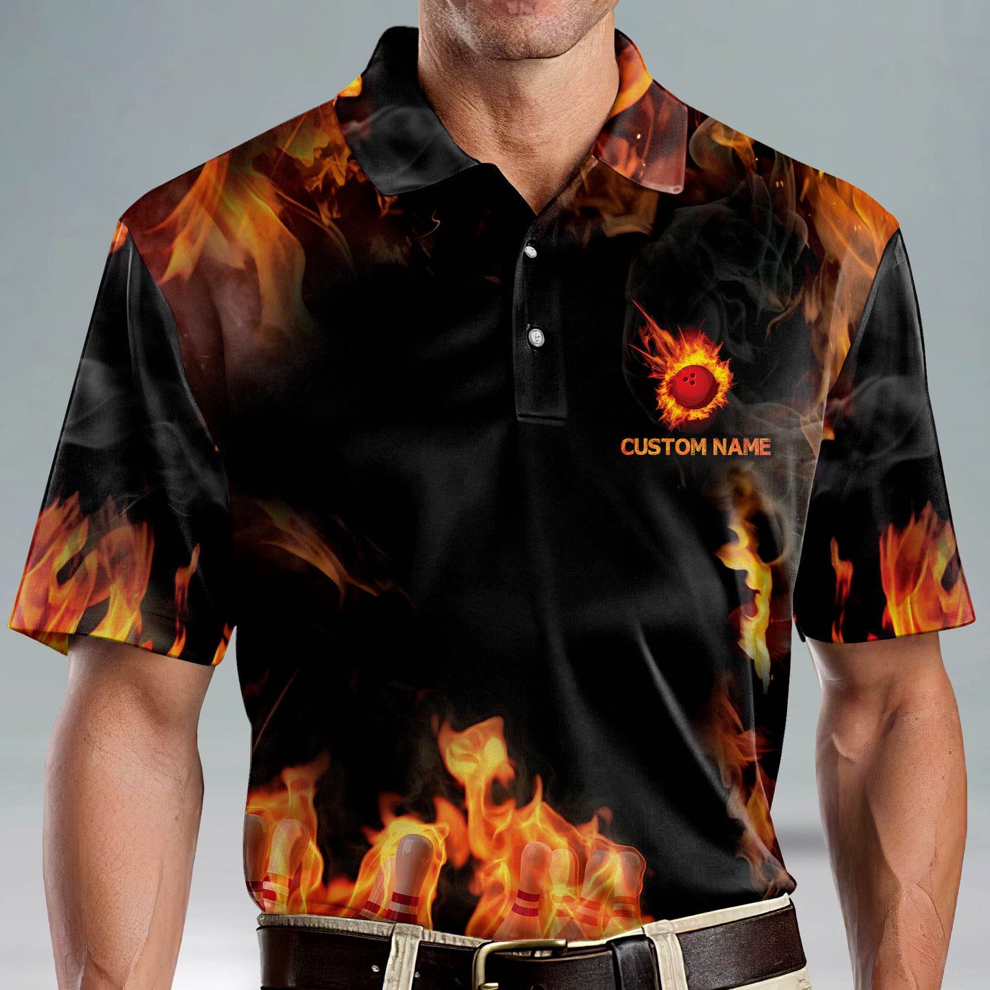 Custom Bowling Legend Polo Shirts BM0245