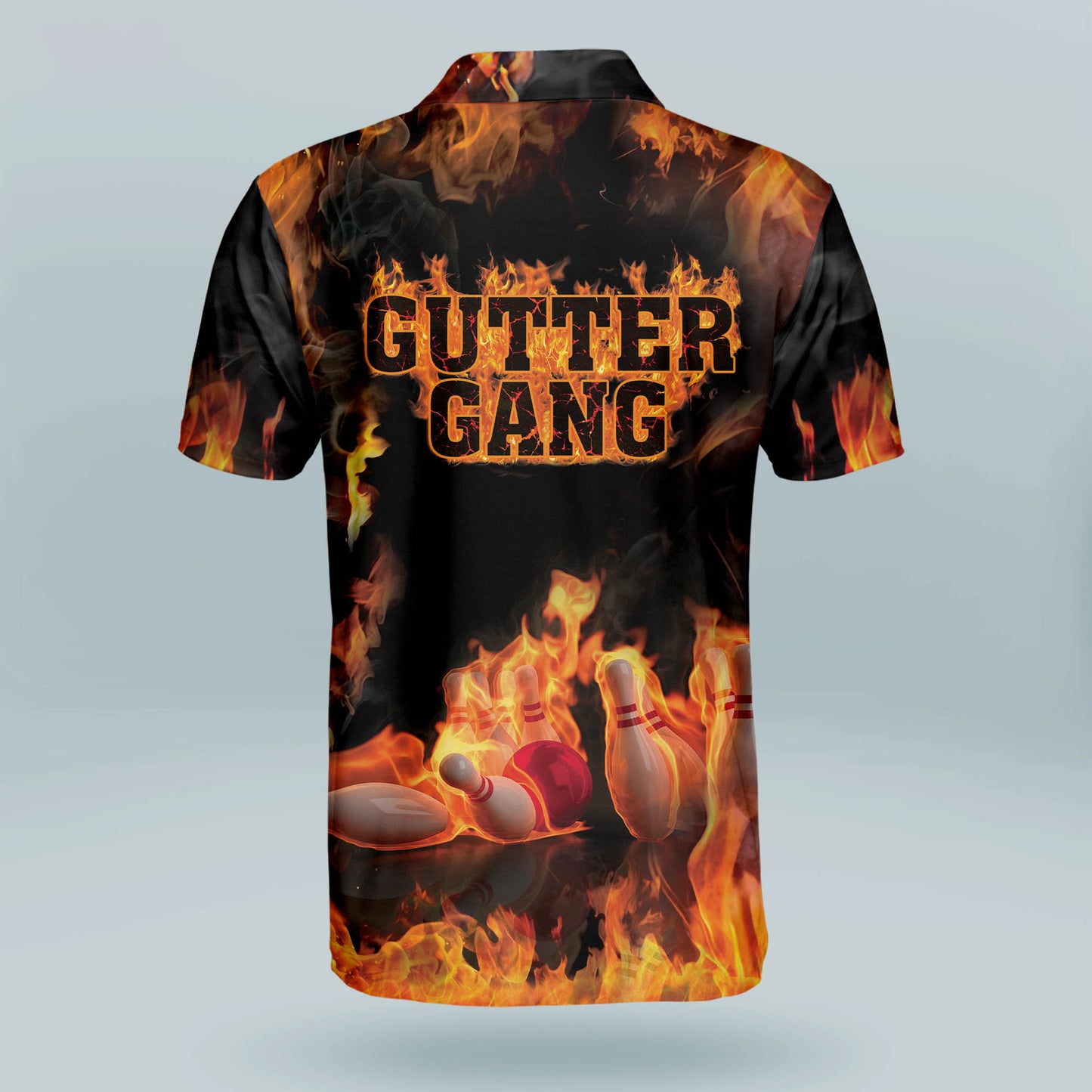 Custom Gutter Gang Bowling Polo Shirts BM0242