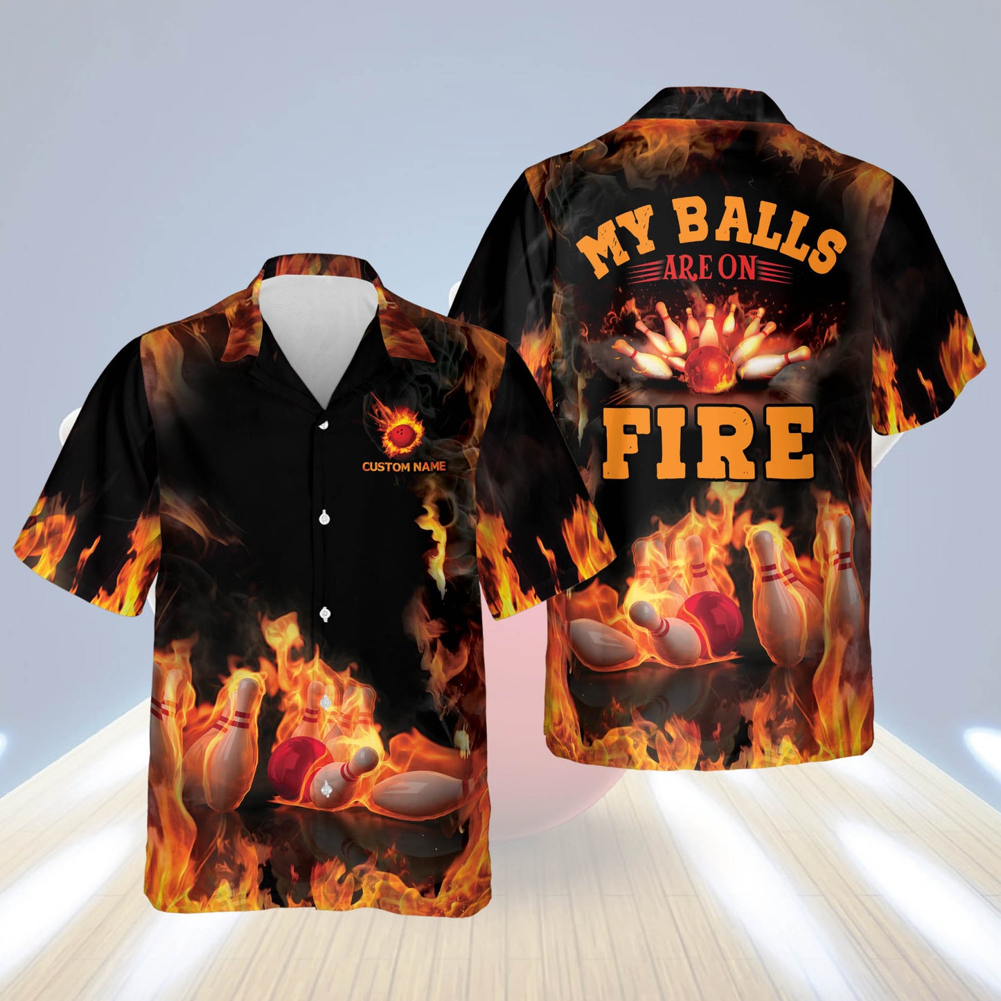 My Balls Are On Fire Hawaiian Shirts HB0137