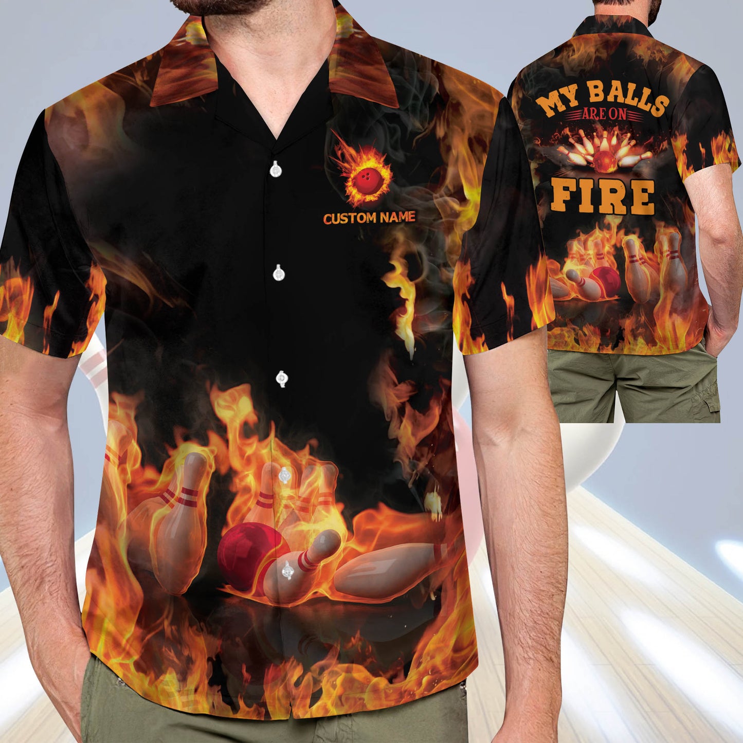 My Balls Are On Fire Hawaiian Shirts HB0137