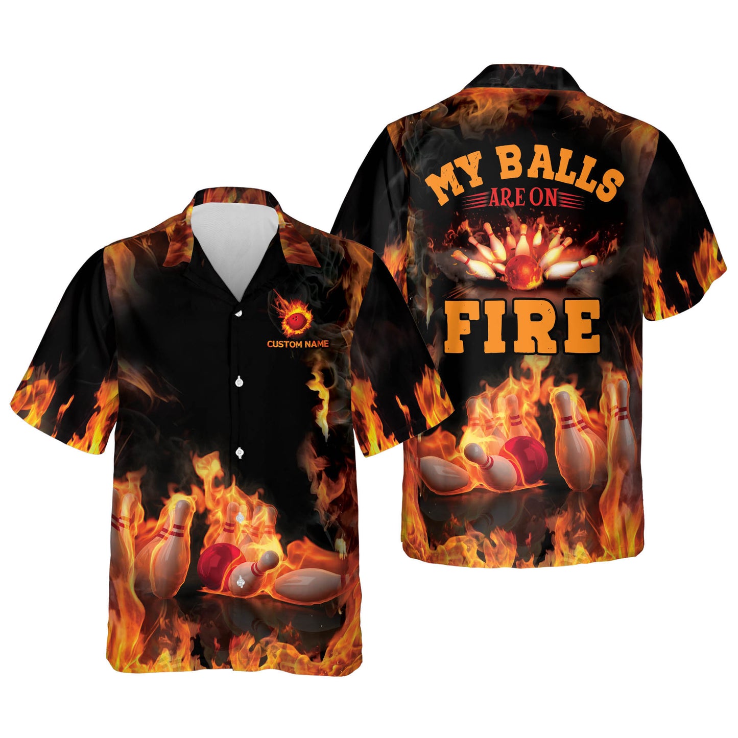 My Balls Are On Fire Hawaiian Shirts HB0137