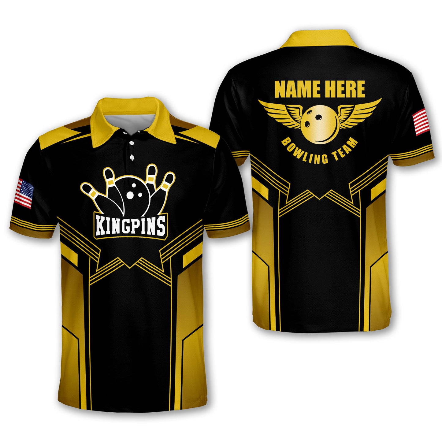 Custom Kingpin Bowling Shirt BM0127