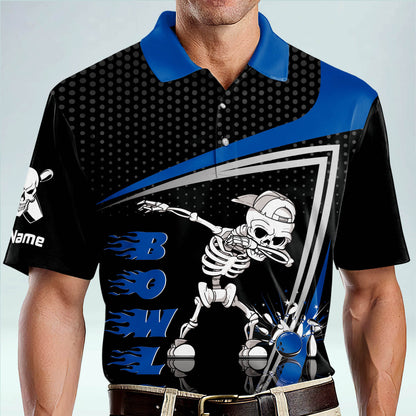 Men Women Skull Bowling Shirts Retro BM0135